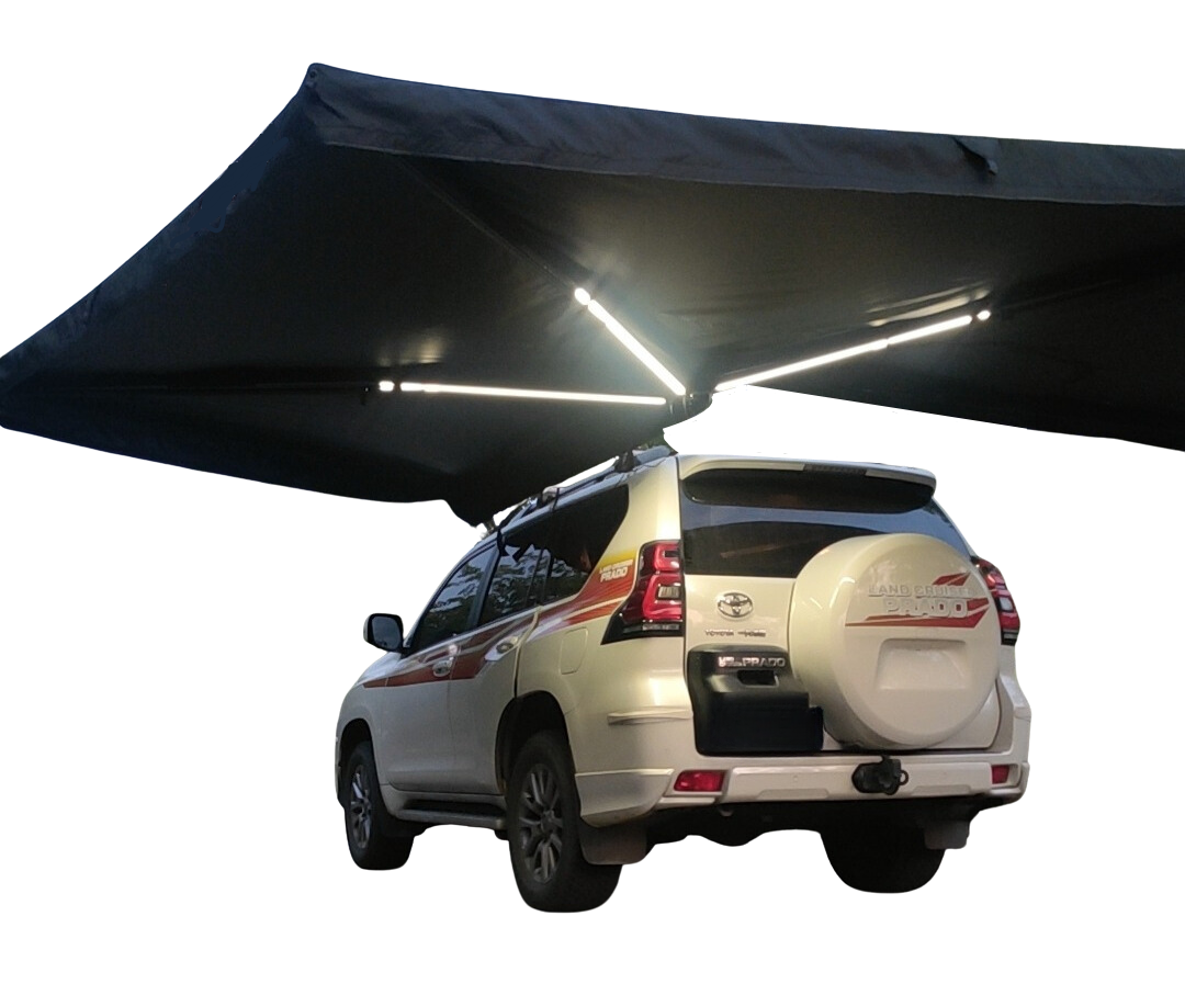 270° FREE STANDING AWNING WITH D-ZIPPER HOLE