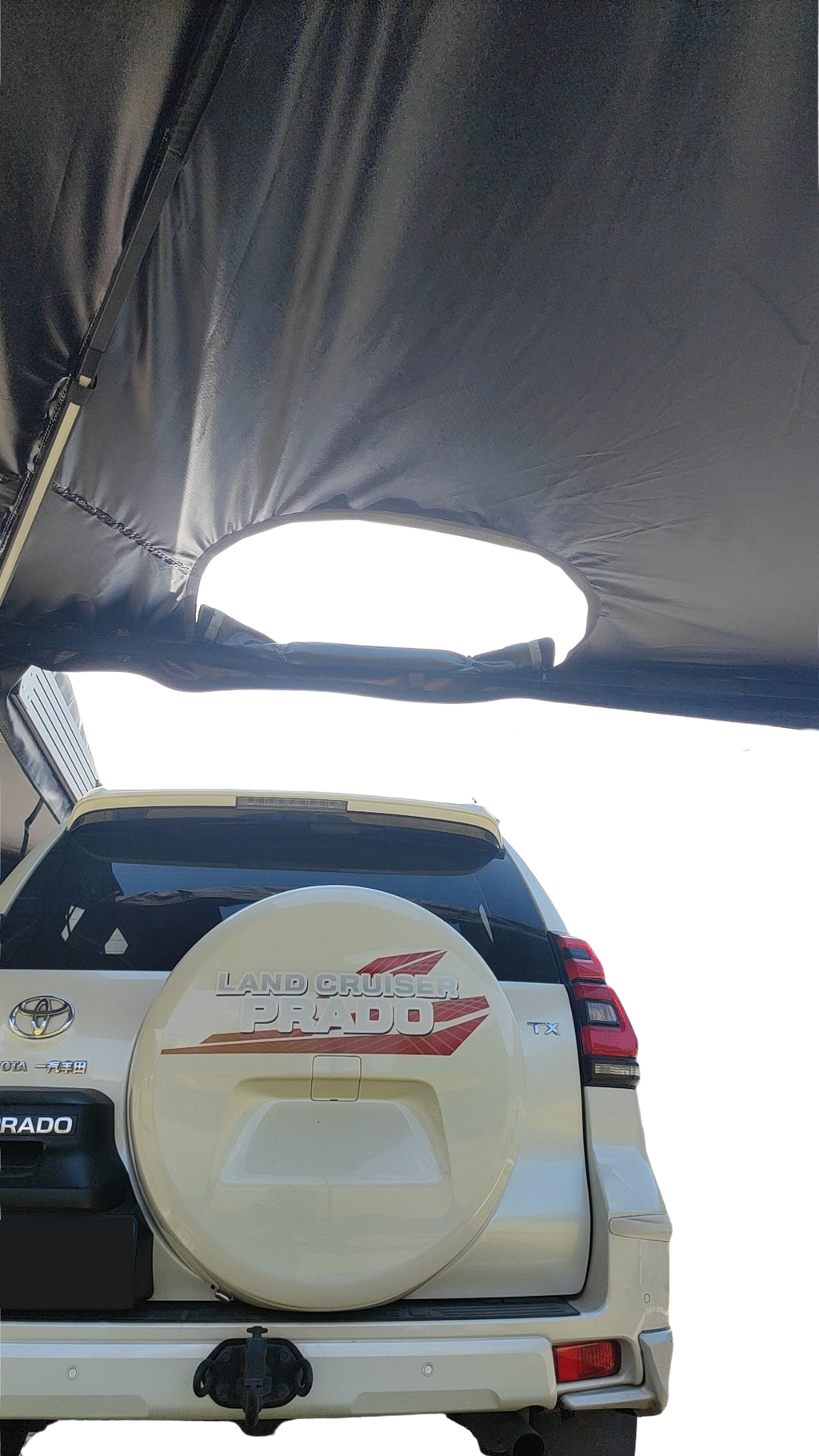 270° FREE STANDING AWNING WITH D-ZIPPER HOLE