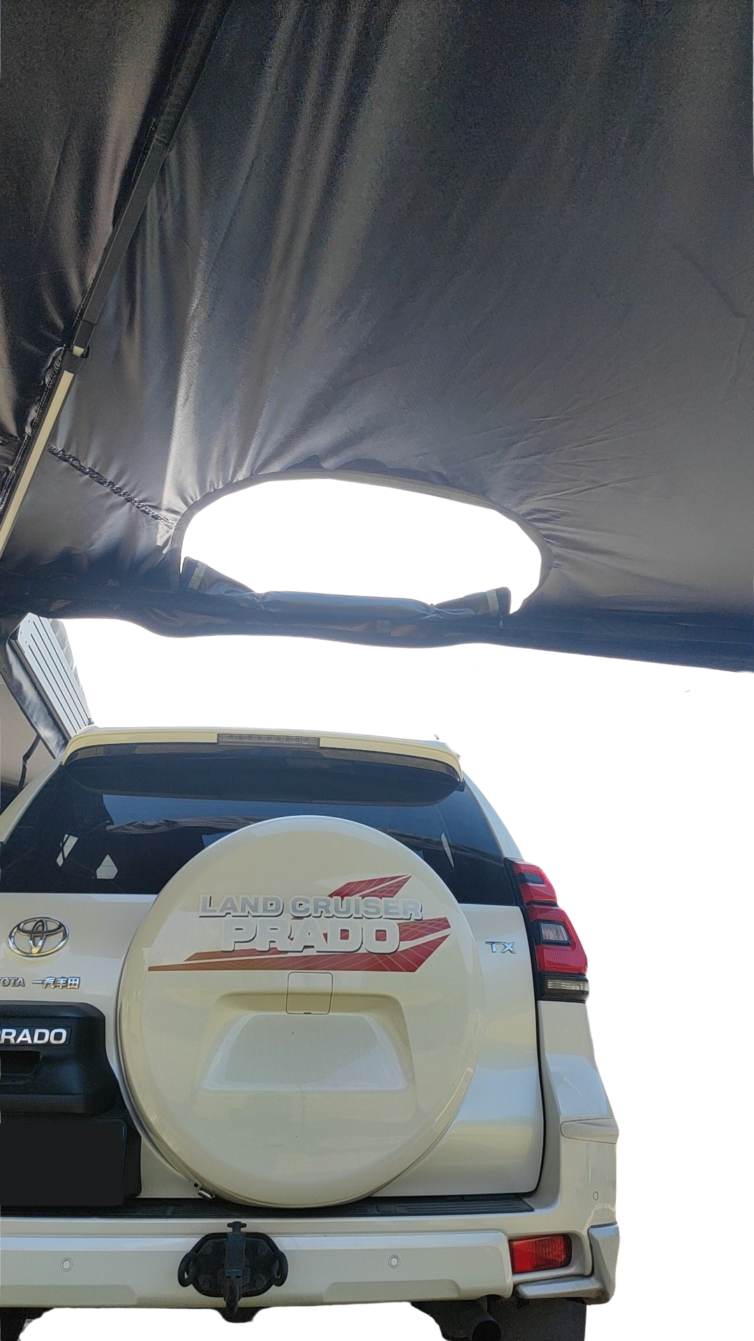270° FREE STANDING AWNING WITH D-ZIPPER HOLE